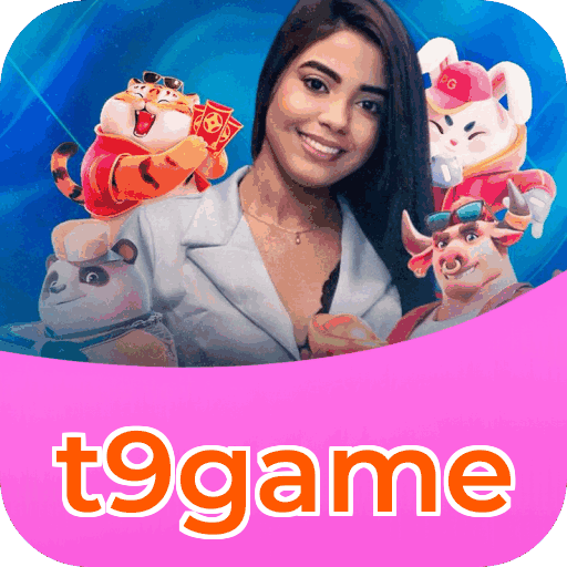 Plataforma t9game mostrando interface moderna, jogos certificados e recursos de segurança licenciados